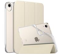 MoKo Case Fit New iPad Mini 7 (A17 Pro), 8.3-inch, Soft TPU Translucent Frosted Back Cover, Champagne Gold