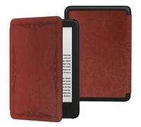 MoKo Case Fits 6" All-New Kindle (11th Generation-2024/2022 Release)& International Version, Lightweight Shell Cover with Auto Wake/Sleep for Kindle 2024/2022 11th Gen e-Reader, Vintage Style