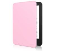 MoKo Case Fits 6" All-New Kindle (11th Generation-2024/2022 Release)& International Version, Lightweight Shell Cover with Auto Wake/Sleep for 11th Gen E-Reader, Nosegay Pink