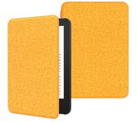 MoKo Case Fits 6" All-New Kindle (11th Generation-2024/2022 Release), Lightweight Shell Cover with Auto Wake/Sleep for Kindle 2024/2022 11th Gen e-Reader, Denim Orange