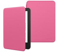 MoKo Case Fits 6" All-New Kindle (11th Generation-2024/2022 Release), Lightweight Shell Cover with Auto Wake/Sleep for Kindle 2024/2022 11th Gen e-Reader, Magenta
