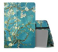 MoKo Case Fits All-New Kindle Fire HD 10 & 10 Plus Tablet (13th/11th Generation, 2023/2021 Release) 10.1" - Slim Folding Stand Cover with Auto Wake/Sleep, Apricot Blossom