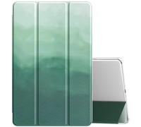 MoKo Case Fits Amazon Kindle Fire Max 11 Tablet (13th Gen, 2023 Release) 11" - Slim PU Leather Trifold Stand Cover for Fire 11 Tablet Frosted Hard Back Shell with Auto Wake/Sleep, Pine Green