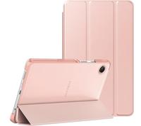 MoKo Case Fits Samsung Galaxy Tab A11 8.7 Inch 2025/Galaxy Tab A9 8.7 Inch 2023, Lightweight Stand Smart Case Hard Shell for Samsung A11/A9 Tablet, Two View Angle, Rose Gold