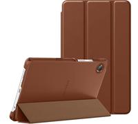 MoKo Case Fits Samsung Galaxy Tab A11 8.7 Inch 2025/Galaxy Tab A9 8.7 Inch 2023, Lightweight Stand Smart Case Hard Shell for Samsung A11/A9 Tablet, Two View Angle, Brown