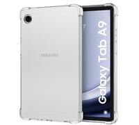 MoKo Case Fits Samsung Galaxy Tab A9 8.7-Inch 2023 Release (SM-X110/SM-X115/SM-X117), Ultra Clear Soft Flexible Transparent TPU Skin Bumper Back Cover Shell, Clear