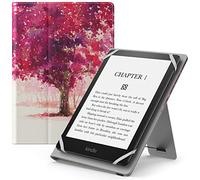 MoKo Universal Case for 6",6.8",7" Kindle eReaders - Kindle/Kobo/Voyaga/Lenovo/Sony Kindle E-Book Reader, Lightweight PU Leather Folio Shell Cover Case, with Hand Strap/Kickstand, Watercolor Scenery