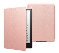 MoKo Case for 6.8" Kindle Paperwhite (2021) & Signature Edition, Light Rose Gold Shell Cover with Auto Wake/Sleep