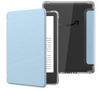 MoKo Case for 6" Kindle (11th Generation-2024/2022 Release), Ultra Clear Soft Flexible Transparent TPU Back Cover Light Shell with Auto Wake/Sleep for Kindle 11th Gen 2022, Sky Blue