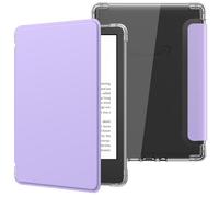 MoKo Case for 6" Kindle (11th Generation-2024/2022 Release), Ultra Clear Soft Flexible Transparent TPU Back Cover Light Shell with Auto Wake/Sleep for Kindle 11th Generation 2024, Lilac