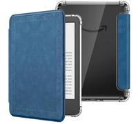 MoKo Case for 6" Kindle Basic 11th Gen (2024/2022), Blue Vintage Twill