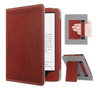 MoKo Case for 6.8" Kindle Paperwhite (11th Generation-2021) and Kindle Paperwhite Signature Edition, Slim PU Shell Cover Case with Auto-Wake/Sleep for Kindle Paperwhite 2021 E-Reader, Vintage Style