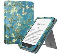 MoKo Case for 7"/6.8" Kindle Paperwhite(12th/11th Generation-2024/2021) and Kindle Colorsoft Signature Edition,Slim PU Shell Cover Case with Auto-Wake/Sleep for Paperwhite 2024 E-Reader,Apricot