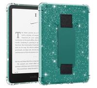 MoKo Case for 7" Kindle Paperwhite 12th Gen 2024, Glitter+Black+Green