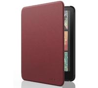 MoKo Case for 7" Kindle Paperwhite 12th Gen&Colorsoft 2024, Denim Wine Red