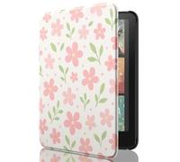 MoKo Case for 7" Kindle Paperwhite 12th Gen&Colorsoft 2024,Flower Leaves | Lightweight Shell Cover, Auto Wake/Sleep, Waterproof, Slim, for Kindle Paperwhite 12th & Kindle Colorsoft 1st 2024/2025