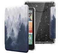 MoKo Case for 7" Kindle Paperwhite 12th Gen & Colorsoft 2024, Gray Forest
