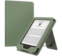 MoKo Case for All-New 6" Kindle(11th Generation, 2024/2022 Release)/(10th/8th Gen, 2019/2016), Ultra Lightweight PU Shell Cover with Auto Wake/Sleep for Kindle 2024, Celadon