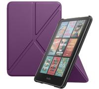MoKo Case for All-New 7" E-Reader (12th Generation-2024) and E-Reader Colorsoft Signature Edition 2024, Origami Standing Shell Case with Magnetic PC Back Cover, Lychee Deep Purple