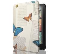 MoKo Case for All-New 7" E-Reader, Lightweight Shell Cover with Auto Wake/Sleep, Not fit BOOX & Kobo, Vintage Butterfly
