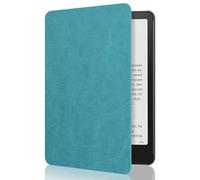 MoKo Case for All-new 7" Kindle Paperwhite 12th Generation 2024&Kindle Colorsoft Signature Edition 2024, Lightweight PU Protective Shell Cover with Auto Wake/Sleep for Kindle Paperwhite 2024, Sky Blue