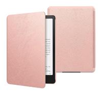 MoKo Case for All-new 7" Kindle Paperwhite 12th Generation 2024&Kindle Colorsoft Signature Edition 2024, Lightweight PU Protective Shell Cover with Auto Wake/Sleep for Kindle Paperwhite 2024,Rose Gold