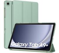MoKo Case for Galaxy Tab A9+/A9 Plus 11 inch 2023, Slim Stand Protective Smart Cover with Hard PC Translucent Back Shell for Tab A9 Plus Tablet (SM-X210/X216/X218), Auto Wake/Sleep, Agave Green