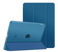 Moko Case for iPad 10.2 9th Generation 2021/ iPad 8th Generation 2020/ iPad 7th Gen2019, Slim Stand Hard Back Shell Smart Cover Case for iPad-10.2 inch, Auto Wake/Sleep, Abyss Blue