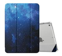 MoKo Case for iPad 10.2 iPad 9th Generation 2021/ iPad 8th Generation 2020/ iPad 7th Generation 2019, Slim Stand Hard Back Shell Smart Cover Case for iPad 10.2 inch, Auto Wake/Sleep, Blue Starry Sky