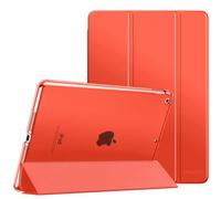 Moko Case for iPad 10.2 iPad 9th Generation 2021/ iPad 8th Generation 2020/ iPad 7th Generation 2019, Slim Stand Hard Back Shell Smart Cover Case for iPad 10.2 inch, Auto Wake/Sleep, Bright Guava Pink