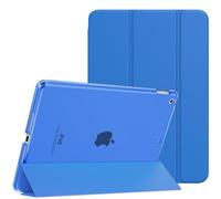 MoKo Case for iPad 10.2 iPad 9th Generation 2021/ iPad 8th Generation 2020/ iPad 7th Generation 2019, Slim Stand Hard Back Shell Smart Cover Case for iPad 10.2 inch, Auto Wake/Sleep, Sapphire Blue