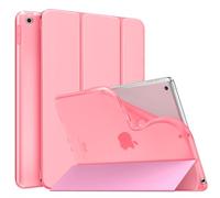 MoKo Case for iPad 9th Generation 2021/ iPad 8th Generation 2020/ iPad 7th Generation 2019, Soft Translucent TPU Frosted Back Cover Slim iPad 10.2 inch Case with Stand, Auto Wake/Sleep, Conch Shell