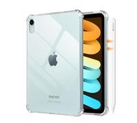 MoKo Case for iPad Mini 7 (A17 Pro), iPad Mini 7th/6th Generation Case 8.3 inch (2024/2021) Thin Lightweight Soft TPU Crystal Clear Cover Drop Protective Case for iPad Mini 7th Generation 2024, Clear