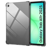 MoKo Case for Samsung Galaxy Tab A11+ 11'' 2025 (SM-X230/SM-X236/SM-X238), Ultra Slim Soft Flexible Transparent TPU Skin Bumper Back Cover Shell for Samsung Galaxy Tab A11+ 2025, Black