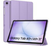 MoKo Case for Samsung Galaxy Tab A11+ Plus/ A9+ 11 Inch 2025/2023, Slim Stand Protective Smart Cover with Hard PC Translucent Back Shell for Galaxy Tab A11+/ A9 Plus Tablet, Auto Wake/Sleep, Lilac