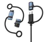 MoKo Charger Adapter Compatible with Garmin Watch 3Pack, Blue-Gray