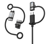 MoKo Charger Adapter for Garmin Watch 3Pack, Garmin Charger Cable USB C for Fenix 8/7/7X/7S/6, Forerunner 970/570/965/955/265/255/165/55, Vivoactive 5/4S, Venu 3S/2/SQ, Instinct, Epix, Silver