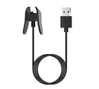 MoKo Charger Cable Compatible with Garmin Vivosmart 4, 1M Replacement USB Data Sync Charging Cable Cord with Charging Clip Holder Fit Garmin Vivosmart 4 - Black