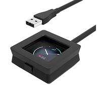 MoKo Charger Compatible with Fitbit Blaze Smart Fitness Watch, Replacement Charging Cradle Dock with 93cm/36.61" USB Charging Cable, Black