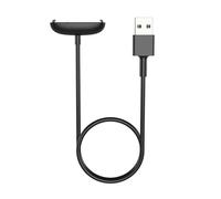 MoKo Charger Compatible with Fitbit Inspire 2/Ace 3 Fitness Tracker, Magnetic Replacement Charging Dock with 3.3ft/100cm USB Charging Cable Cord, Black