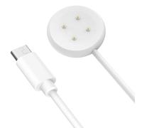 MoKo Charger Compatible with Google Pixel Watch 3/Pixel Watch 2, Magnetic Charging Dock with 3.3FT/1M USB-C Charging Cable Cord for Fitbit Ace LTE/Versa 4/Versa 3/Sense 2/Sense, White
