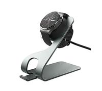 MoKo Charger Compatible with Huawei Watch GT2 Pro, GT 3/GT 3 Pro, GT Runner, Watch 3/3 Pro, Watch D, Aluminum Magnetic Charging Dock Station with 4.9 ft 150 cm Cable, Space Gray