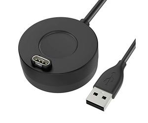 MoKo Charger Dock Compatible with Garmin Watches, USB Data Sync, Black