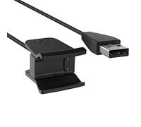 MoKo Charger with Reset Button Compatible with Fitbit Alta HR, Replacement Charger Cradle Dock with 55cm/21.65" USB Charging Cable, not for Fitbit Alta, Black