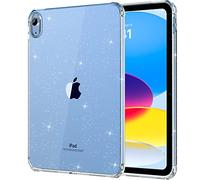 MoKo Clear Case for iPad(A16) 11th Generation 2025 11-inch/10th Generation 2022 10.9 inch, Lightweight Soft TPU, Anti-Scratch Ultra Clear Tablet Cover, Shockproof Impact Resistant, Clear Glitter