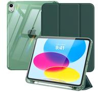 MoKo Clear Case for iPad A16, iPad 11th/10th Gen 11/10.9", Midnight Green