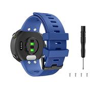 MoKo Compatible with Garmin Forerunner 45/Swim 2, Silicone Replacement Band for Watch, Night Blue