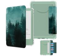 MoKo Detachable Magnetic Case for 6" Kindle 11th 2024/2022,GreenForest