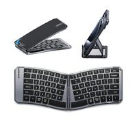 MoKo Ergonomic Foldable Keyboard, Split Portable Folding Bluetooth Keyboard