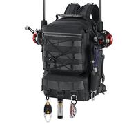 MoKo Fishing Backpack with Rod and Tackle Storage